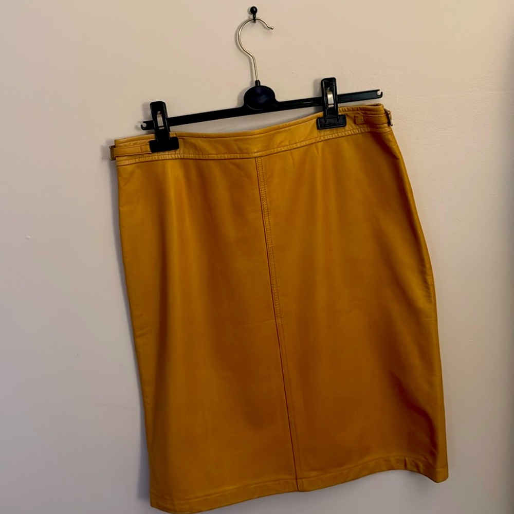 A\X Leather skirt